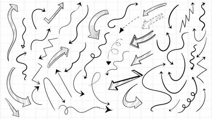 hand drawn doodle sketch arrow set crc6f0faac2 size2.01mb 1 - title:کالکشن طرح دودل فلش و پیکان - اورچین فایل - format:EPS - وکتور - sku:crc6f0faac2 - keywords: p_id:37445