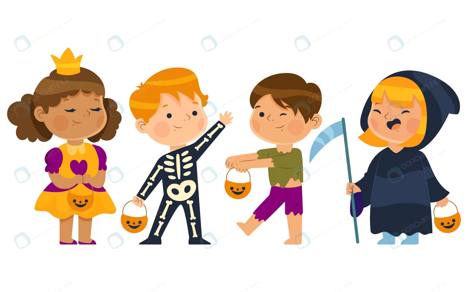 hand drawn flat halloween kids collection crc0891bf55 size688.88kb 1 - title:Home Main - اورچین فایل - format: - sku: - keywords: p_id:18