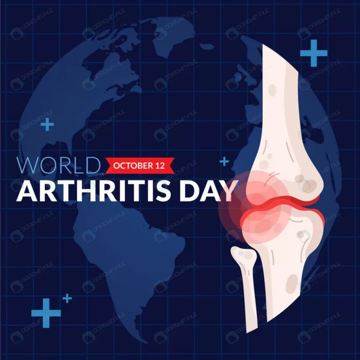 hand drawn flat world arthritis day illustration. crc9b351bc4 size0.75mb - title:دانلود وکتور روز جهانی آرتروز - اورچین فایل - format:EPS - وکتور - sku:crc9b351bc4 - keywords: p_id:88481