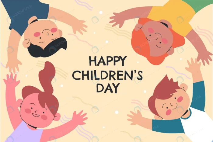 hand drawn flat world children s day background.j crce3286772 size0.87mb - title:دانلود وکتور تبریک روز جهانی کودک - اورچین فایل - format:EPS - وکتور - sku:crce3286772 - keywords: p_id:63943