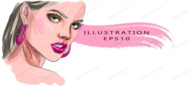 hand drawn glamour young woman face makeup with b crcad85242f size2.67mb - title:Home Main - اورچین فایل - format: - sku: - keywords: p_id:18