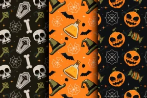 hand drawn halloween patterns collection crc255ac40b size2.45mb 1 - title:Home - اورچین فایل - format: - sku: - keywords: p_id:18