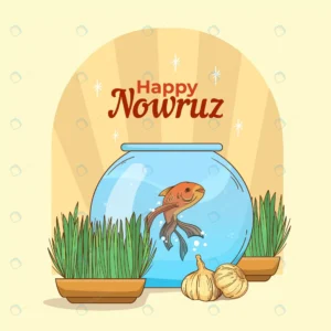 hand drawn happy nowruz illustration with goldfis crc5b0f78d9 size1.56mb - title:Home - اورچین فایل - format: - sku: - keywords: p_id:18