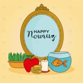 hand drawn happy nowruz illustration with mirror crc448017be size0.98mb - title:Home Main - اورچین فایل - format: - sku: - keywords: p_id:18