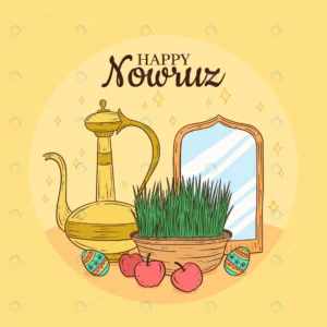 hand drawn happy nowruz illustration with sprouts crc656e8aa1 size1.44mb - title:Home - اورچین فایل - format: - sku: - keywords: p_id:18