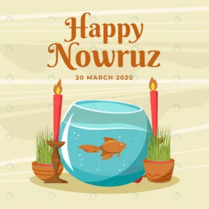 hand drawn happy nowruz talk with fish crcc10189bb size0.98mb min - title:Home - اورچین فایل - format: - sku: - keywords: p_id:18