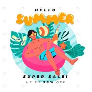 hand drawn hello summer sale illustration crca03c475c size0.88mb - title:Home - اورچین فایل - format: - sku: - keywords: p_id:18