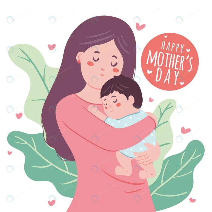 hand drawn mother hugging her child crce8ef46d1 size2.25mb - title:دانلود طرح ویژه روز مادر-فرزند در آغوش مادر با فرمت وکتور - اورچین فایل - format:EPS - وکتور - sku:crce8ef46d1 - keywords: p_id:32179