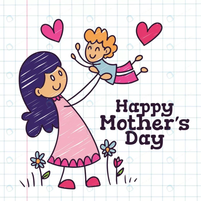 hand drawn mothers day children drawings crc021e2251 size1.43mb - title:وکتور تبریک روز مادر سبک نقاشی - اورچین فایل - format:EPS - وکتور - sku:crc021e2251 - keywords: p_id:84651