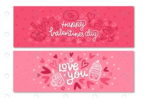 hand drawn valentines day banners template crc914d2be9 size23.91mb - title:Home - اورچین فایل - format: - sku: - keywords: p_id:18