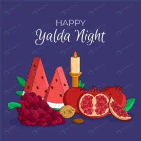 hand drawn yalda background with fruits candle crc91d4d13c size1.6mb - title:Home Main - اورچین فایل - format: - sku: - keywords: p_id:18