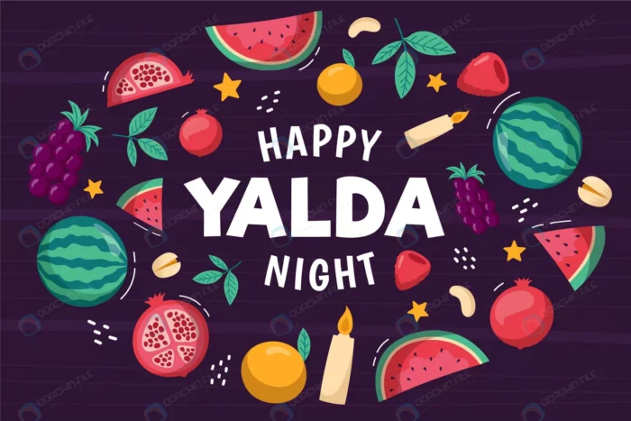 hand drawn yalda background crc41994fa5 size1.11mb - title:وکتور یلدا با شمع و میوه - اورچین فایل - format:EPS - وکتور - sku:crc41994fa5 - keywords: p_id:85361