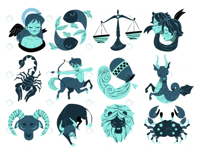 hand drawn zodiac sign collection crc750e48d5 size2.96mb - title:مجموعه وکتور سمبل های ماه تولد - اورچین فایل - format:EPS - وکتور - sku:crc750e48d5 - keywords: p_id:58302