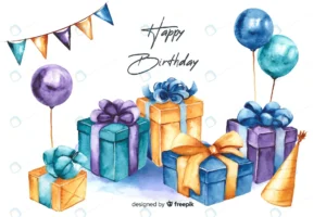 happy birthday background watercolor style rnd358 frp5112173 - title:Home - اورچین فایل - format: - sku: - keywords: p_id:18