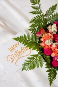 happy birthday card with flowers arrangement crcfc63b9c5 size1.47mb 4160x6240 1 - title:Home - اورچین فایل - format: - sku: - keywords: p_id:18