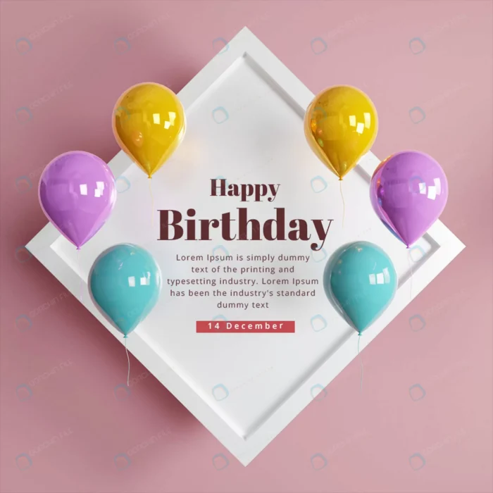 happy birthday celebration banner background with crc52ff9736 size2.63mb - title:تبریک جشن تولد با بادکنک های سه بعدی - اورچین فایل - format:PSD - فتوشاپ - sku:crc52ff9736 - keywords: p_id:82547