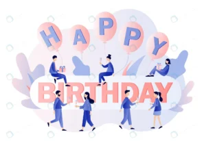 happy birthday concept modern flat cartoon style crcc3bec3ca size2.12mb - title:Home - اورچین فایل - format: - sku: - keywords: p_id:18