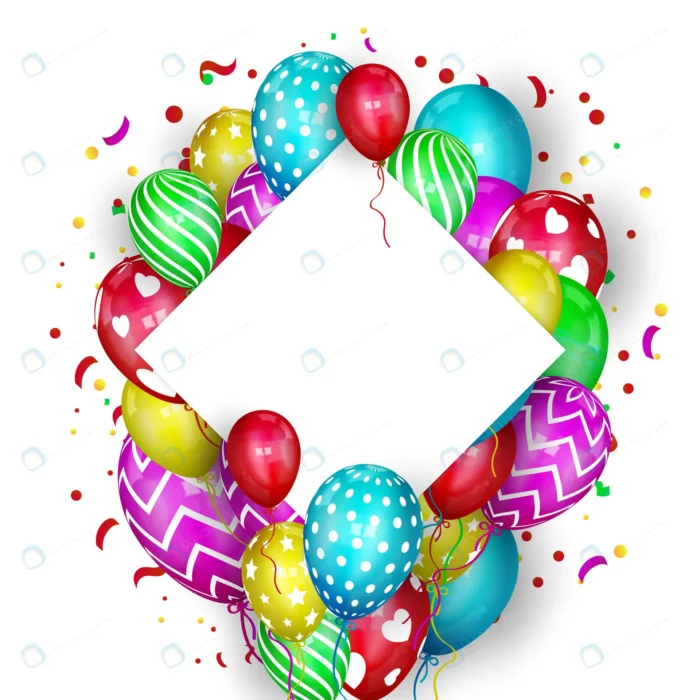 happy birthday greeting card with balloons confet crc60f3972d size2.88mb - title:وکتور کارت تبریک تولد - اورچین فایل - format:EPS - وکتور - sku:crc60f3972d - keywords: p_id:60244