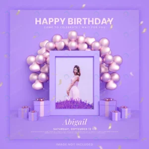 happy birthday invitation card instagram social m crc87a19648 size25.83mb - title:Home - اورچین فایل - format: - sku: - keywords: p_id:18