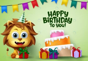 happy birthday lion vector animal party happy bir crc9d49f4a1 size7.64mb - title:Home - اورچین فایل - format: - sku: - keywords: p_id:18