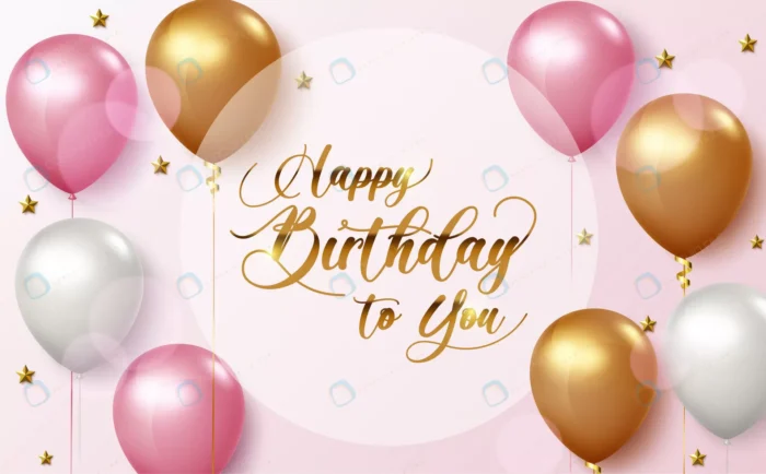 happy birthday vector banner template happy birth crcc17c6368 size6.81mb - title:وکتور تولدت مبارک با بادکنک های رنگی رئال - اورچین فایل - format:EPS - وکتور - sku:crcc17c6368 - keywords: p_id:60124