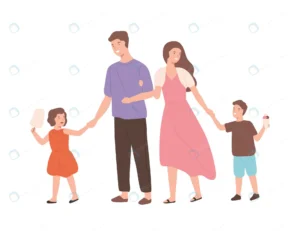 happy cartoon family walking enjoying weekend iso crc901de21f size0.57mb - title:Home - اورچین فایل - format: - sku: - keywords: p_id:18