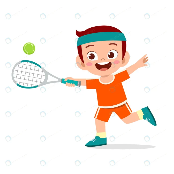 happy cute kid boy play train tennis crc33d19f64 size1.16mb - title:کاراکتر پسر در حال بازی تنیس - اورچین فایل - format:EPS - وکتور - sku:crc33d19f64 - keywords: p_id:79015