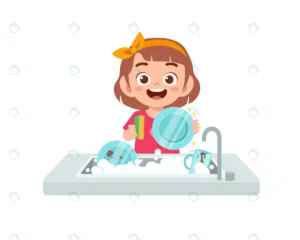 happy cute little girl washing dish kitchen crc13999578 size0.95mb - title:Home - اورچین فایل - format: - sku: - keywords: p_id:18