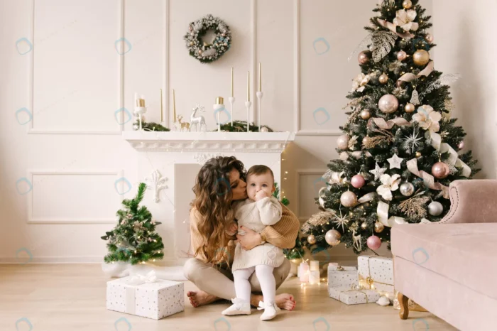 happy family mother child daughter christmas morn crc5453be7c size10.18mb 5618x3738 1 - title:عکس استوک ویژه کریسمس - اورچین فایل - format:JPG - استوک - sku:crc5453be7c - keywords: p_id:43903