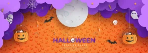 happy halloween trick treat banner paper cut styl crc1a08eb66 size12.94mb - title:Home - اورچین فایل - format: - sku: - keywords: p_id:18