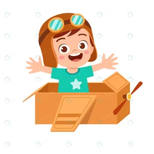 happy kid boy play toy plane cardboard illustrati crccd758b19 size1.22mb - title:Home - اورچین فایل - format: - sku: - keywords: p_id:18