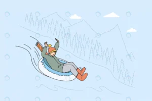 happy man have fun ride snowy hill holiday rnd573 frp21173565 - title:Home - اورچین فایل - format: - sku: - keywords: p_id:18