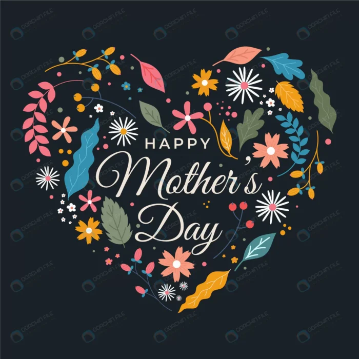 happy mother s day with flowers crc1367a834 size1.4mb - title:وکتور ویژه تبریک روز مادر - اورچین فایل - format:EPS - وکتور - sku:crc1367a834 - keywords: p_id:31951