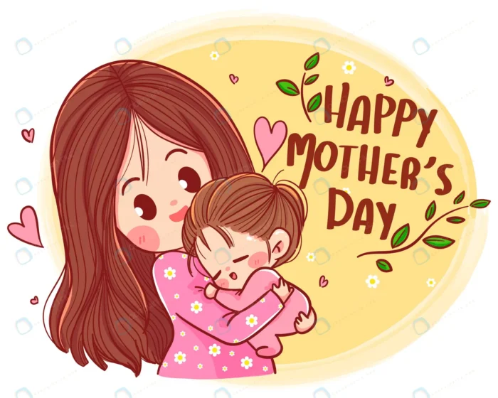 happy mothera s day beautiful mother daughter cha crc797f840f size4.32mb 1 - title:دانلود کارت پستال تبریک روز مادر - اورچین فایل - format:EPS - وکتور - sku:crc797f840f - keywords: p_id:43206