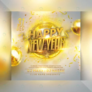 happy new year party flyer crcea3f5d1f size27.69mb - title:Home - اورچین فایل - format: - sku: - keywords: p_id:18