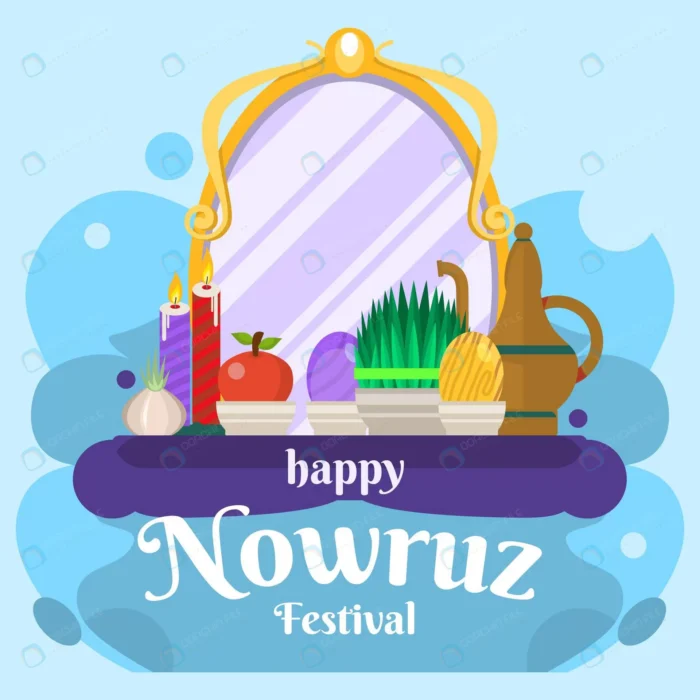 happy nowruz illustration 1.webp 2 crce78916bc size782.63kb 1 - title:وکتور سفره هفت سین عید نوروز - اورچین فایل - format:EPS - وکتور - sku:crce78916bc - keywords: p_id:46130
