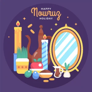 happy nowruz illustration with candles mirror crcaf14a4c8 size0.57mb - title:Home - اورچین فایل - format: - sku: - keywords: p_id:18