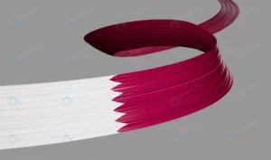 happy qatar national day bent waving ribbon colors rnd672 frp34487231 - title:Home - اورچین فایل - format: - sku: - keywords: p_id:18