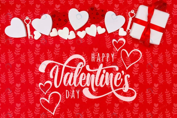 happy valentine s day concept with red background crccc2b66d6 size101.12mb 1 - title:تبریک ولنتاین با فرمت PSD - اورچین فایل - format:PSD - فتوشاپ - sku:crccc2b66d6 - keywords: p_id:45697