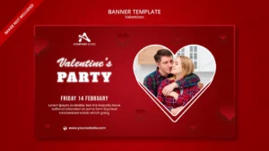 happy valentine s day party banner template crc43d8ad8e size3.41mb - title:Home - اورچین فایل - format: - sku: - keywords: p_id:18