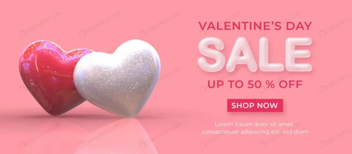 happy valentine s day sale banner 4 crca1b424d9 size3.75mb - title:بنر لایه باز تخفیف ویژه روز ولنتاین - اورچین فایل - format:PSD - فتوشاپ - sku:crca1b424d9 - keywords:بنر لایه باز تخفیف ویژه روز ولنتاین p_id:103865