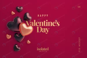 happy valentines day background mockup with decor crc63d15f09 size172.79mb - title:Home - اورچین فایل - format: - sku: - keywords: p_id:18