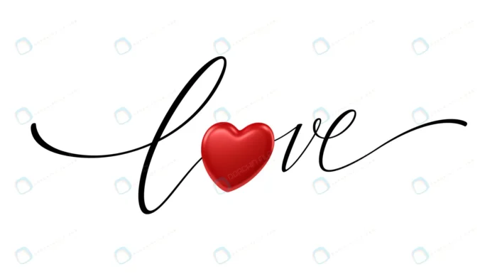 happy valentines day lettering love with realisti crcee28abec size827.52kb - title:دانلود تایپوگرافی کلمه عشق با قلب سه بعدی - اورچین فایل - format:EPS - وکتور - sku:crcee28abec - keywords: p_id:31697