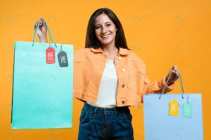 happy woman holding shopping bags with tags mock crcb449fb20 size149.68mb - title:Home - اورچین فایل - format: - sku: - keywords: p_id:18
