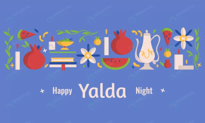 happy yalda night horizontal banner template with crcaaa3fe21 size0.94mb - title:وکتور یلدا با هندوانه و انار - اورچین فایل - format:EPS - وکتور - sku:crcaaa3fe21 - keywords: p_id:85365