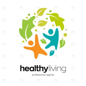 healthy living logo design template crcc2eb7f68 size0.87mb - title:Home - اورچین فایل - format: - sku: - keywords: p_id:18