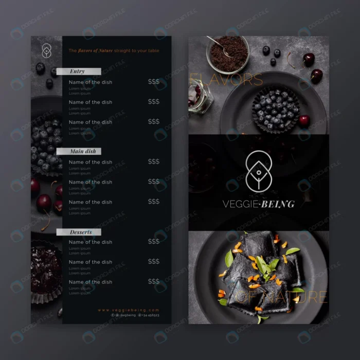 healthy restaurant menu template crc7c5c4c1b size0.97mb - title:قالب منوی رستوران - اورچین فایل - format:EPS - وکتور - sku:crc7c5c4c1b - keywords: p_id:89443