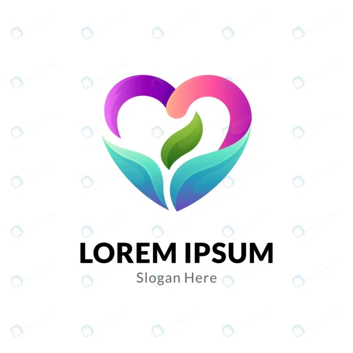 heart love logo with leaf crc85155e8b size0.80mb - title:لوگو طرح قلب - اورچین فایل - format:EPS - وکتور - sku:crc85155e8b - keywords: p_id:90287