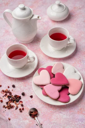 heart shape cookies with icing with berry tea con crc24991c2e size12.86mb 3993x5982 - title:Home - اورچین فایل - format: - sku: - keywords: p_id:18