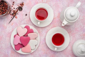 heart shape cookies with icing with berry tea con crc3416653f size14.19mb 5982x3993 - title:Home - اورچین فایل - format: - sku: - keywords: p_id:18